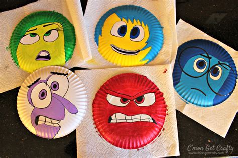 Inside Out Character Masks