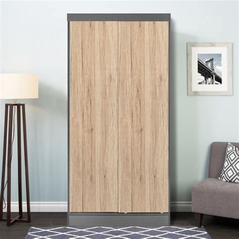Millwood Pines Curryville Manufactured Wood Armoire Wayfair