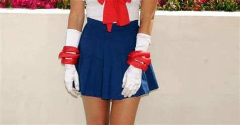 Oliva Munn Olivia Munn In A Sailor Moon Outfit At Comic Con Hot