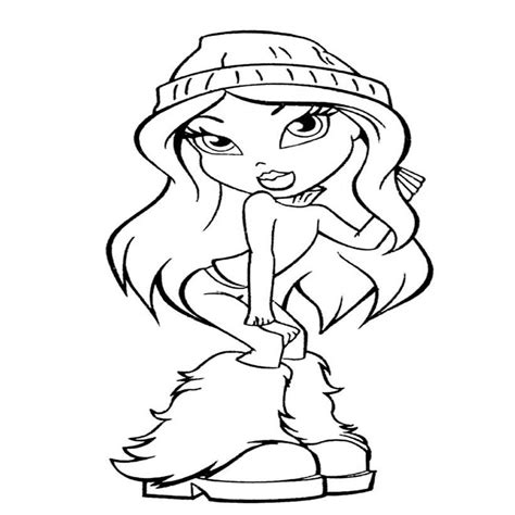 Free Printable Bratz Coloring Pages Coloring Home