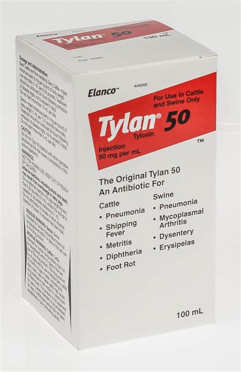 Tylan® 50 Injection 100 Ml Santa Cruz Animal Health