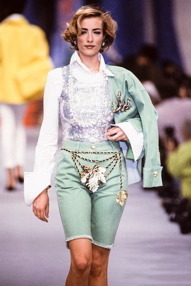 Tatjana Patitz Chanel Runway Show 1990 Fashion Ready To Wear