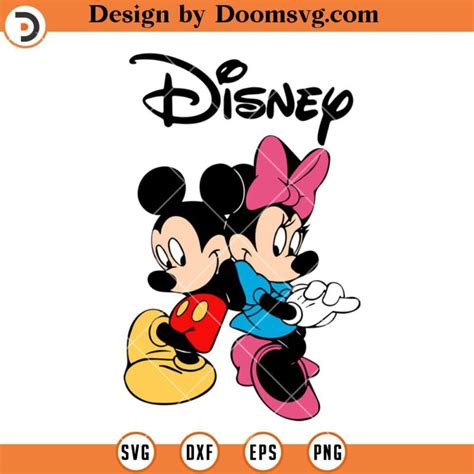 Mickey And Minnie Svg Disney Mickey Couple Svg Disney Svg Files For