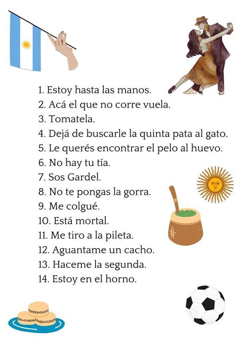 Frases Argentinas Palabras Argentinas Frases Argentinas Tradiciones