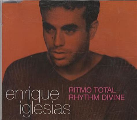 Enrique Iglesias Ritmo Total Rhythm Divine Mexican Promo Cd Single Cd