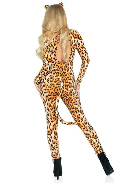Leopard Catsuit Naked City Clothing