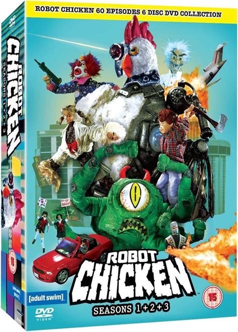 Robot Chicken Series 1 3 Complete Dvd Uk Dvd And Blu Ray