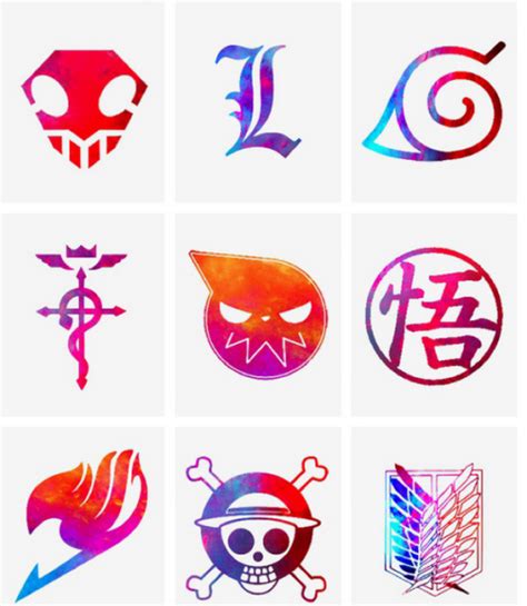 Cool Anime Symbols Pictures Kaemfret Blog
