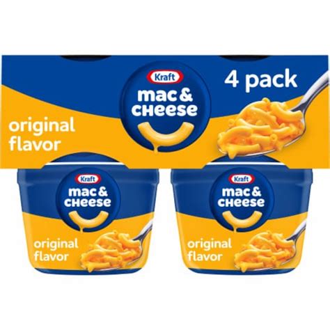 Kraft Original Mac N Cheese Macaroni And Cheese Cups Easy Microwavable