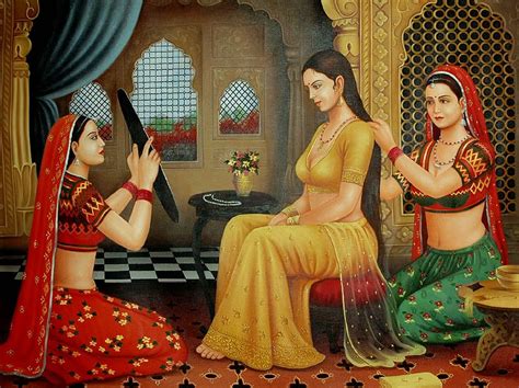 shringara of princess exotic india art