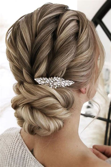 the easy wedding guest updo thin hair trend this years stunning and glamour bridal haircuts