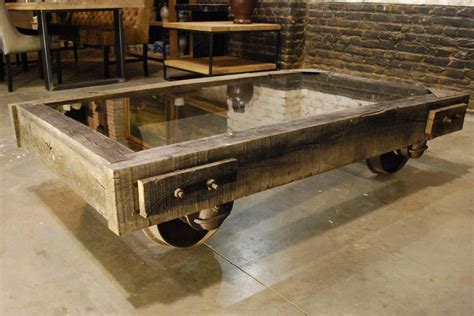 Coffee Table Industrial Wheels Industrial Coffee Table A Quick And