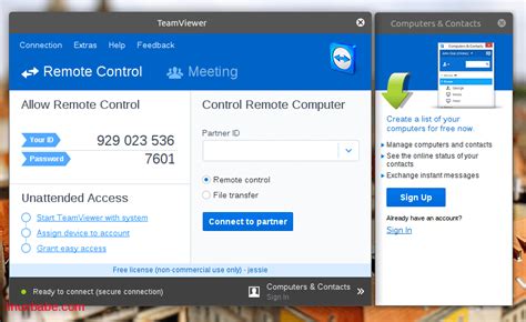 Remote desktop access solutions by teamviewer: Installing Teamviewer on Debian 8 | Story Time in Oz