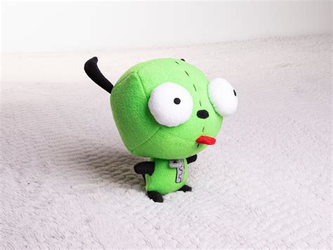 Invader Zim Inspired Handmade Gir Plush 9 Inches Unofficial Etsy