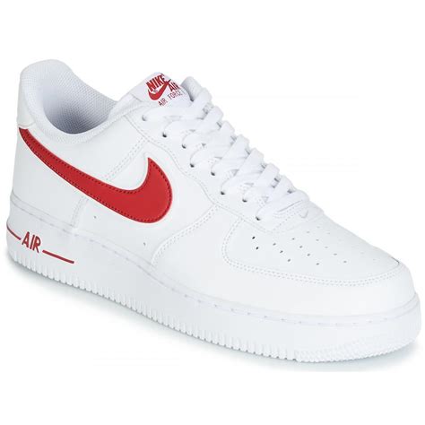 Nike herren air force 1 '07 sneakers, weiß, 42 eu / 8.5 us 149,99 €. Nike Sneaker | AIR FORCE 1 '07 3 weiß|rot - Herren ⋆ Purasaft