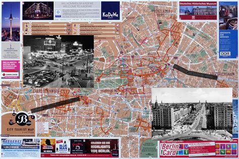 A Tourist Map Of Berlin Reading The City