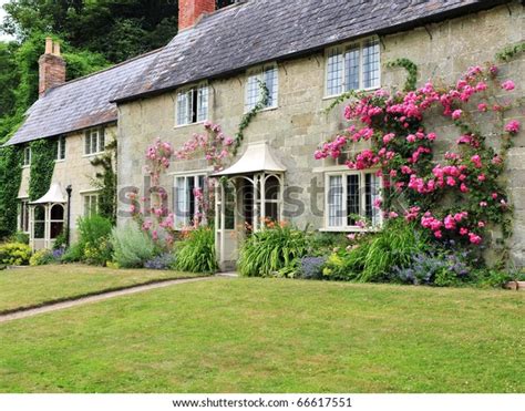 Traditional English Cottage Garden Stock Photo Edit Now 66617551