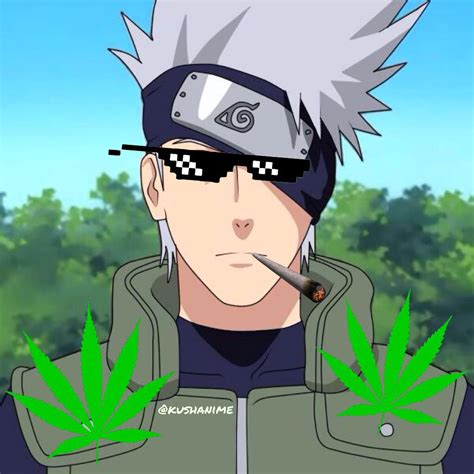 Weed Smoking Anime On Twitter Kakashi Hatake Cnvkc0gxix