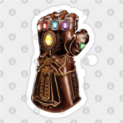 Infinity Gauntlet Infinity War Sticker Teepublic