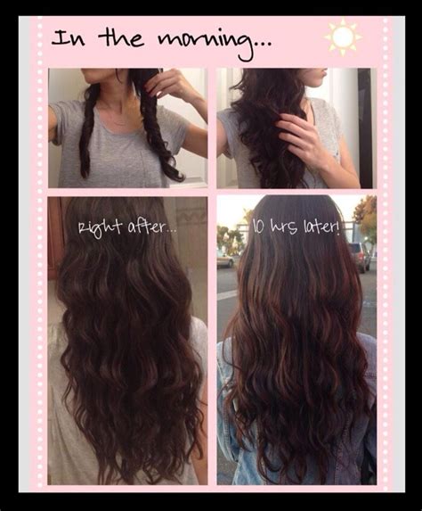 Take a small section of your hair. Perfect Heatless Curls Overnight!! | Curl hair without ...