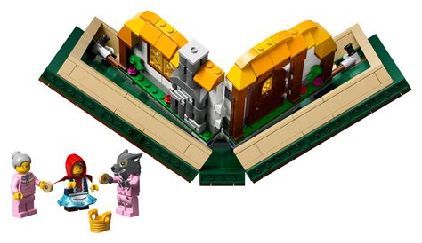 The great constructions of greece and rome, such as the parthenon and the colosseum; The LEGO Ideas Pop-up Book Has Two Classic Fairy Tales Inside