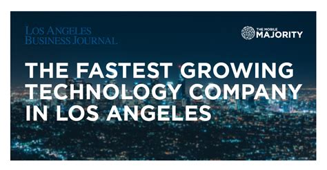 Winner Fastest Growing Tech Company In Los Angeles Infillion