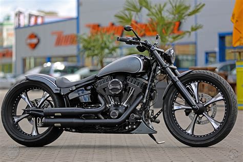 Thunderbike Silver Racer • H D Fxsb Breakout Custom Motorcycle