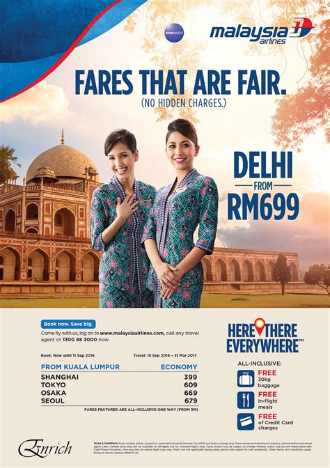 These amazing fares include 40kg. Post MATTA Fair offers at Malaysia Airlines - Economy ...