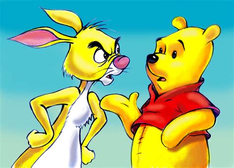 Winnie The Pooh And Rabbit By Zdrer456 On Deviantart
