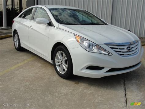 The 2011 hyundai sonata is ranked #11 in 2011 affordable midsize cars by u.s. 2011 Pearl White Hyundai Sonata GLS #40302461 | GTCarLot ...