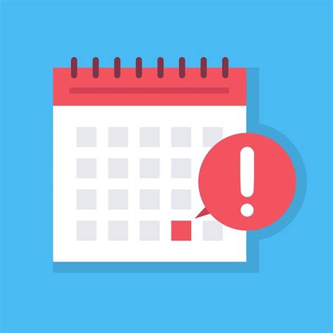 Premium Vector Calendar Deadline Icon Flat Style Business Deadline