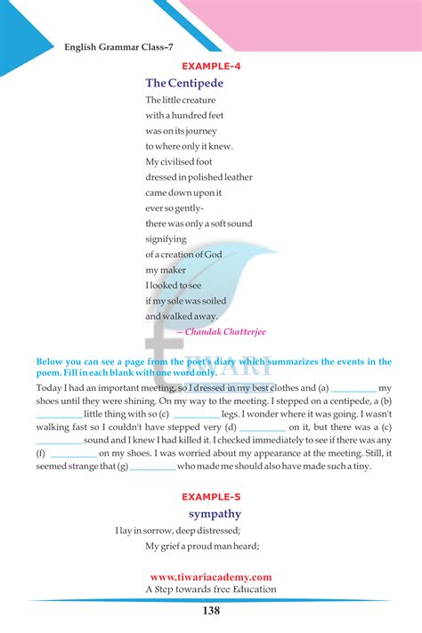 Free, printable reading comprehension passages to use in the classroom or at home. Class 7 Comprehension Practice / English Test For Grade 7 English Esl Worksheets For Distance ...