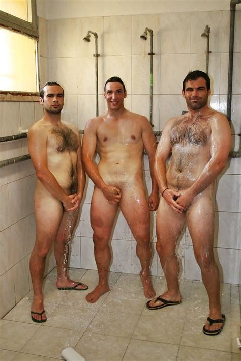 Naked Men Shower