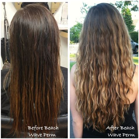 What's the difference between a regular perm and a wave perm? Before and after Beach Wave Perm done by Taylor | Yelp