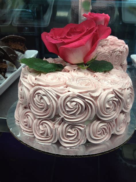 Rose Cake | Cupcake cakes, Fancy cakes, Cake decorating