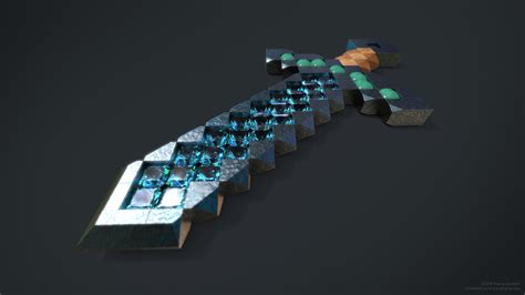 Diamond Sword Render 1 Minecraft