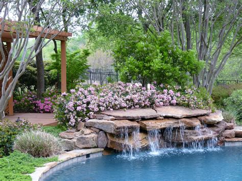 Plants can get splashed with chlorine and need to be able to withstand the direct sunlight that surrounds a pool. Pin by Covington's Nursery & Landscap on FIRE & WATER ...