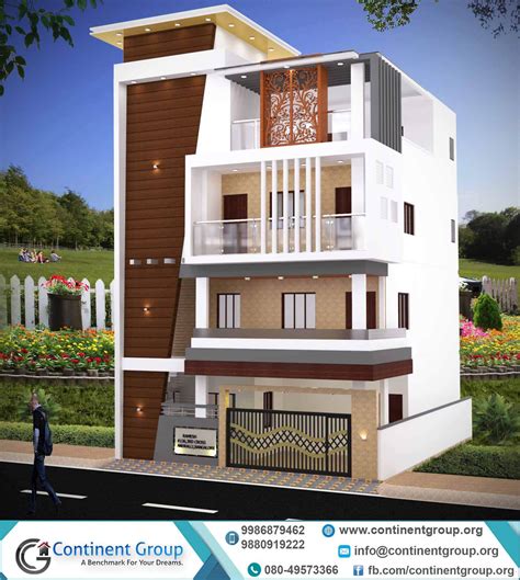 3d Building Elevation 3d Front Elevation 3d Rendering In Bangalore