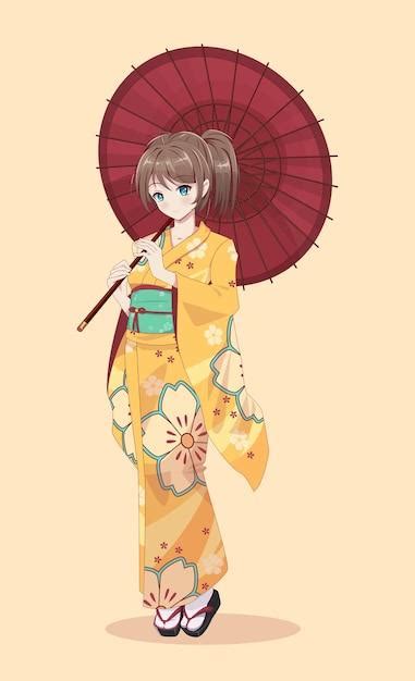 Anime Kimono Exploring The Traditional Japanese Attire In The World Of