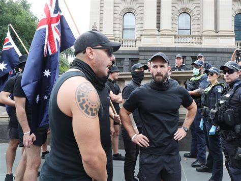 Neo Nazi Group Storms Pro Anti Transgender Protest In Melbournes Cbd Herald Sun