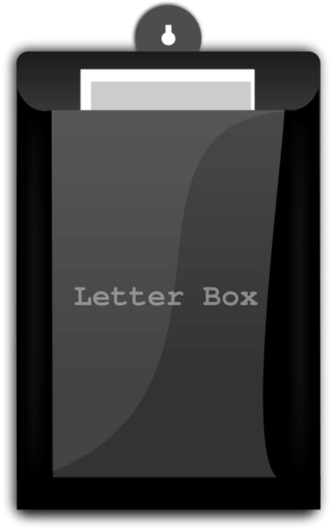 Free Clip Art Letter Box By Gsagri04