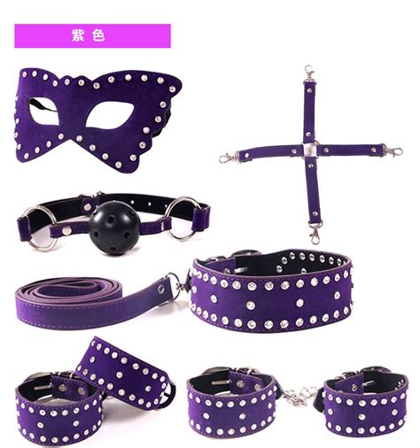 6pcs Handcuffs For Sex Toys For Woman Nipple Clamps Mouth Gag Bdsm