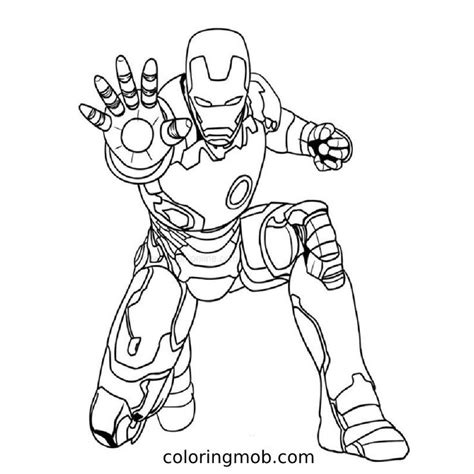 Iron Man Mark 85 Coloring Pages In 2022 Avengers Coloring Pages