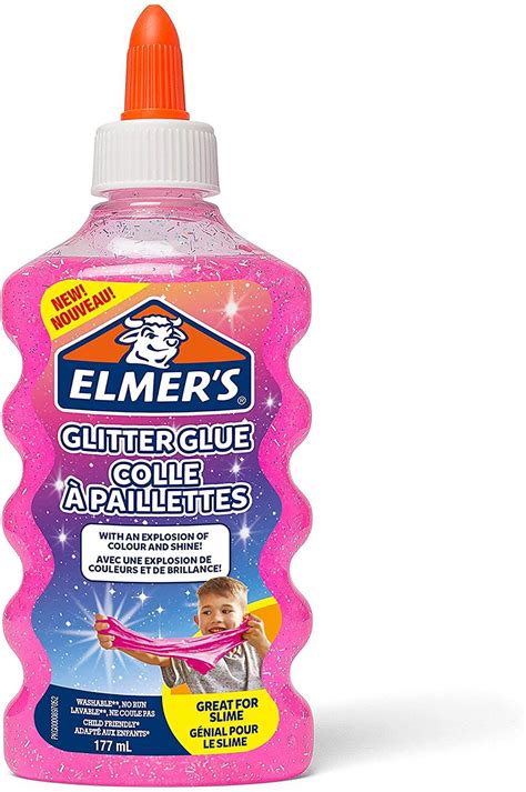 Elmers Glitter Glue Washable And Child Friendly 177 Ml Great For