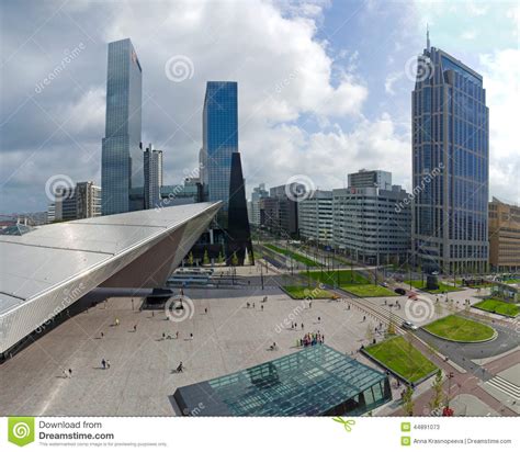 Central Station Square Of Rotterdam The Netherlands Editorial Stock