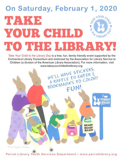 The Perrot Memorial Library Blog Take Your Child To The Library Day