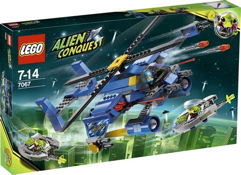 Lego Alien Conquest 7067 Jet Copter Da Combattimento Amazonit