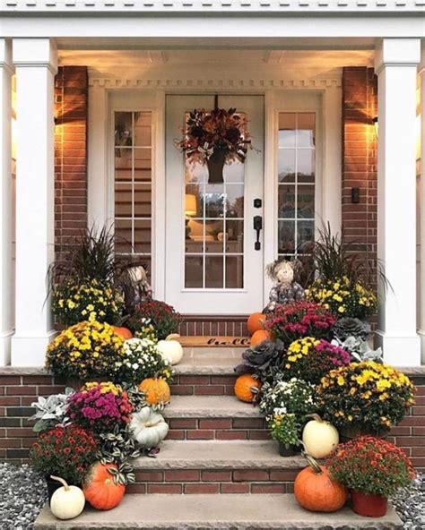 80 elegant ways to decorate for fall the glam pad outside fall decor fall outdoor decor fall