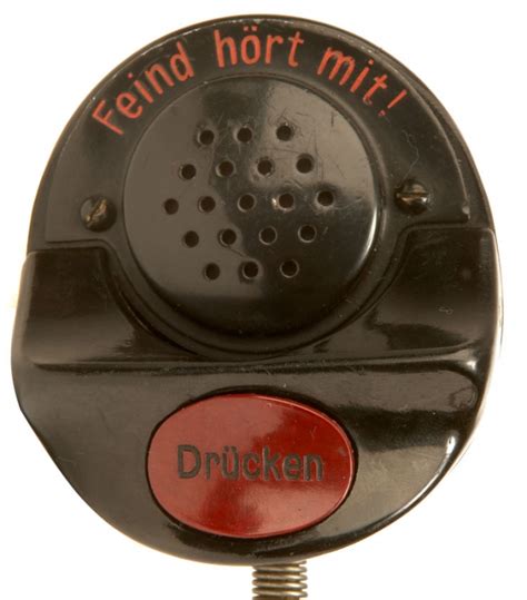Wwii German Field Telephone Microphone Militaria