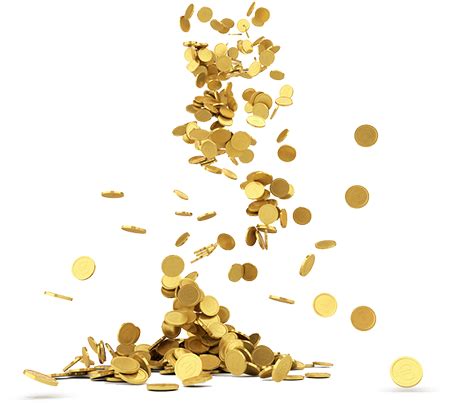 Download Falling Gold Coins Png - Gold Coins Falling Png | Transparent png image